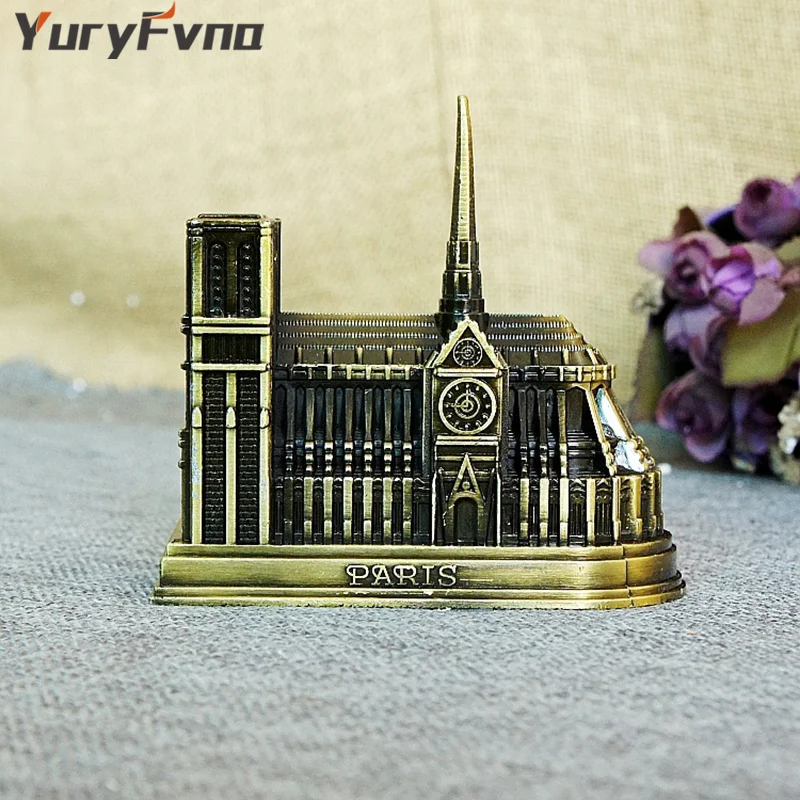 YuryFvna Статуэтка Нотр-Дам Парижа копия французской церковной фотографии реквизит