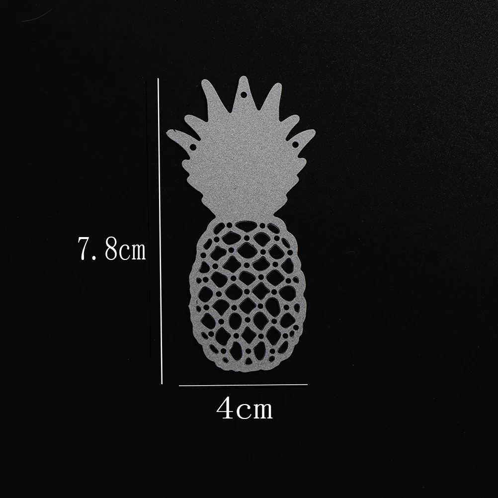 79x40 мм ананасовые металлические режущие трафареты для DIY скрапбукинга