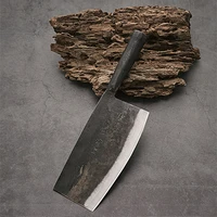 hand forged kitchen knife high carbon steel meat cleaver kitchen sharp slice knife professional tang knife fish kill knife