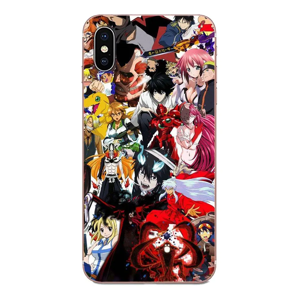 Японские Аниме ONE PIECE Dragon Ball для Galaxy Grand A3 A5 A7 A8 A9 A9S On5 On7 Plus Pro Star 2015 2016 2017 2018 мягкие