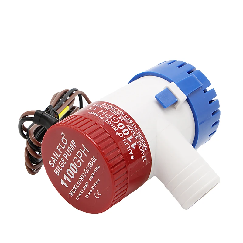 

1100GPH 12V Bilge Pump 3AMP 12N Marine Water Pump Submersible Yacht Boat T8NA