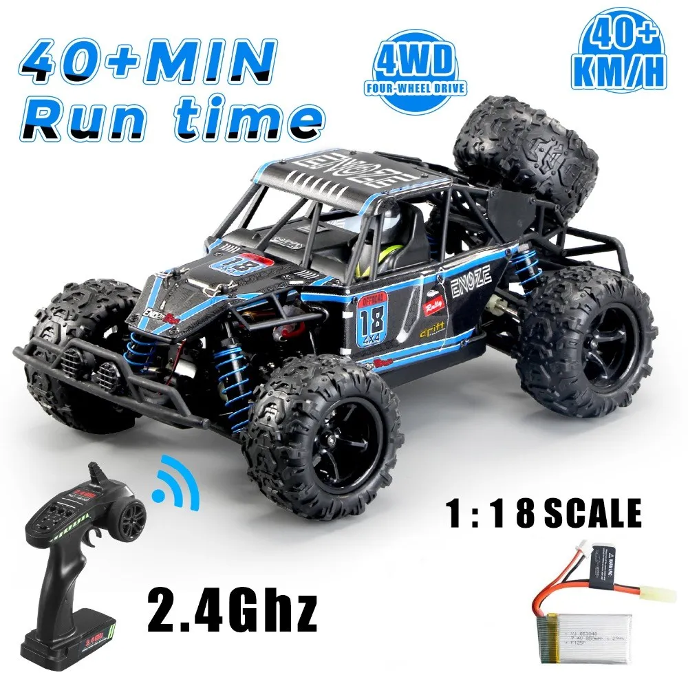 1:18 Радиоуправляемый автомобиль 2 4G высокоскоростной 40 + км/ч Быстрый 4WD пульт