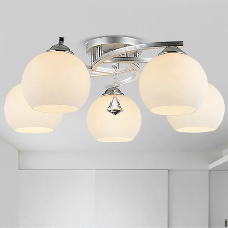 Современный хрустальный потолочный светильник лампа для кухни гостиной детской