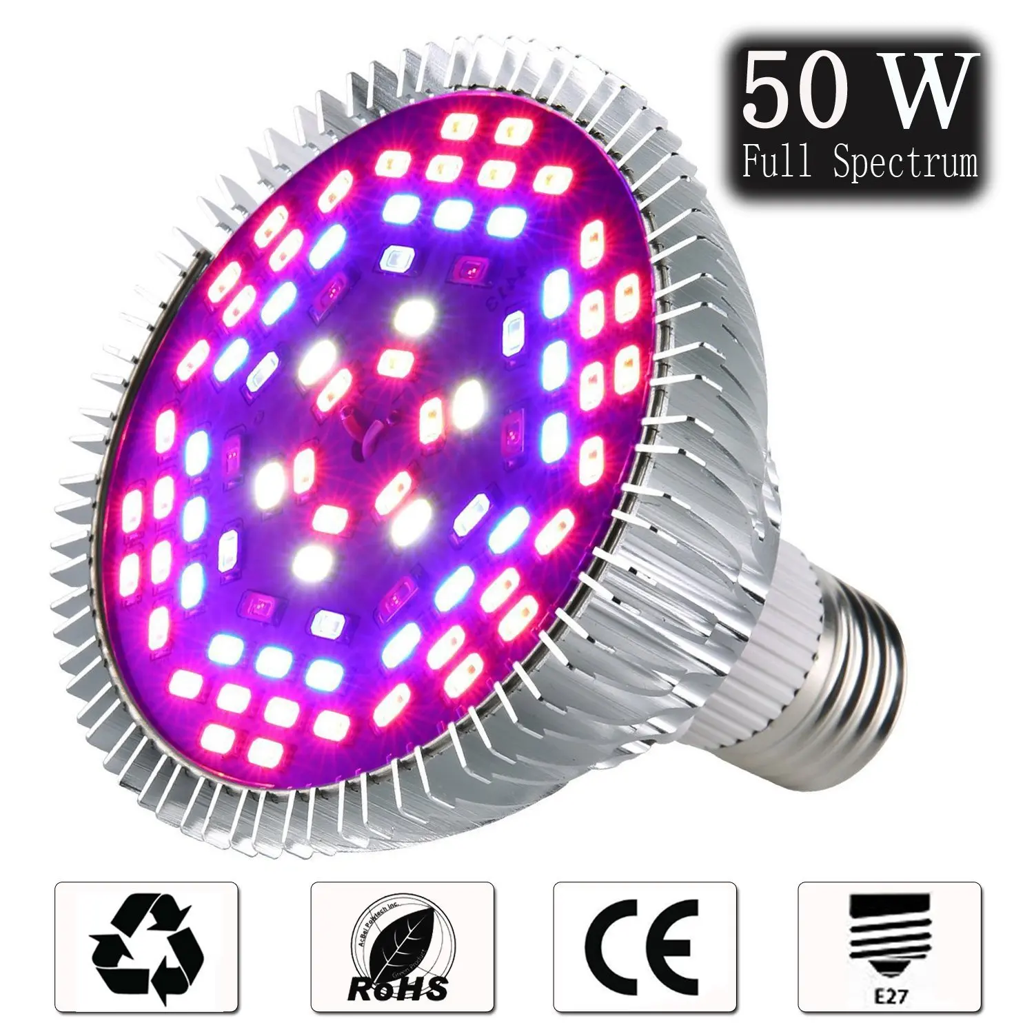 

Led Grow Light Phytolamp For Plant Lamp Full Spectrum Grow Tent Lights Lamp Grow Lamp Indoor Lighting Hydroponic Growth LightE27