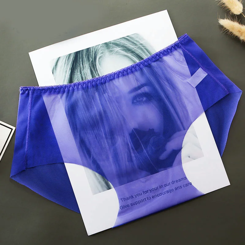 Женские прозрачные трусики ультратонкое нижнее белье для женщин кружевные