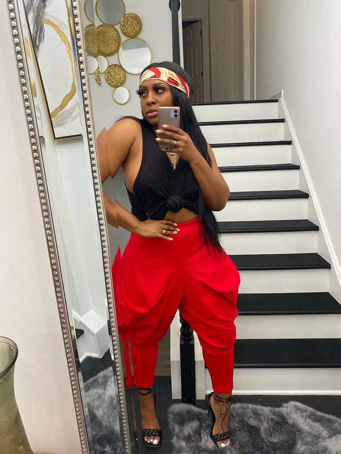 

3colors Plus Size Casual Women High Waist Joggers Pants