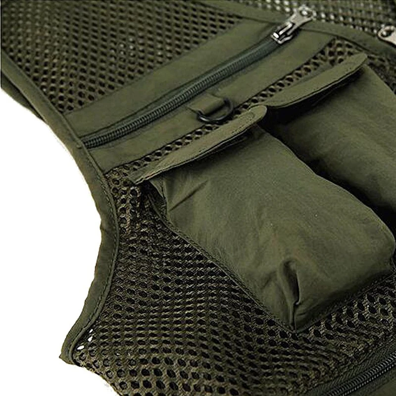 Жилет мужской сетчатый дышащий ажурный камуфляжный | Спорт и развлечения