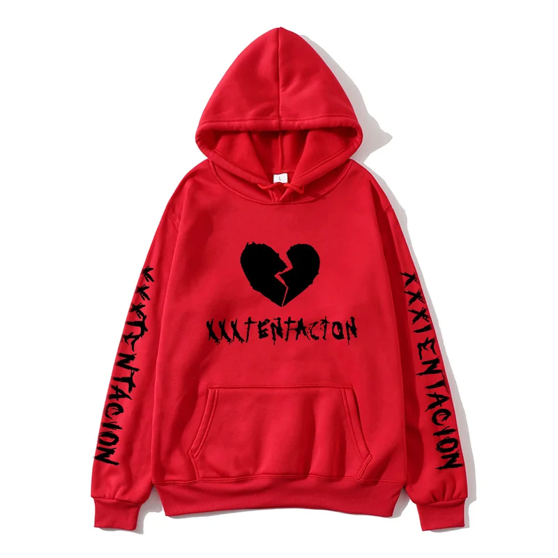 red Месть Kill Мода Suprem Толстовка Мужская/Женская Повседневная Хип-хоп XXXTentacion Толстовка Vibes Forever Traksuit пуловер с капюшоном Hoo - Цвет: red