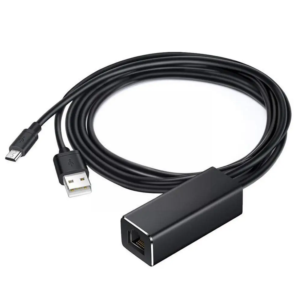 

Ethernet Adapter Micro Usb Network Card Conversion Line For New Fire Tv 2017 / Ultra / Raspbbery Pi Zero Q8s1