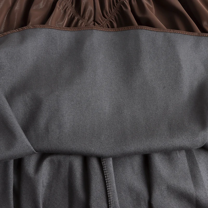 Женская плиссированная юбка с завышенной талией сияющая трапециевидная миди со