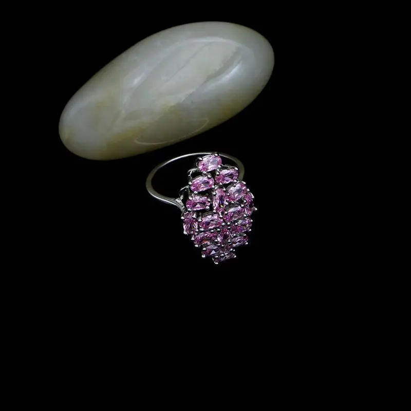 Комплект из колье серёг и кольца серебра 925 пробы|Ювелирные наборы| |