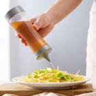 Бутыль кухонные принадлежности соусник Пластиковый прибор для соуса уксус масло бутылка Кетчуп Соус с бутылочкой для дозировочная серый + Transpare