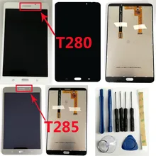 Shyueda For Samsung Tab A 7.0 (2016) SM-T280 Wifi / SM-T285 4G/Wi-Fi New LCD Display Touch Screen Digitizer With free Tools & 3M