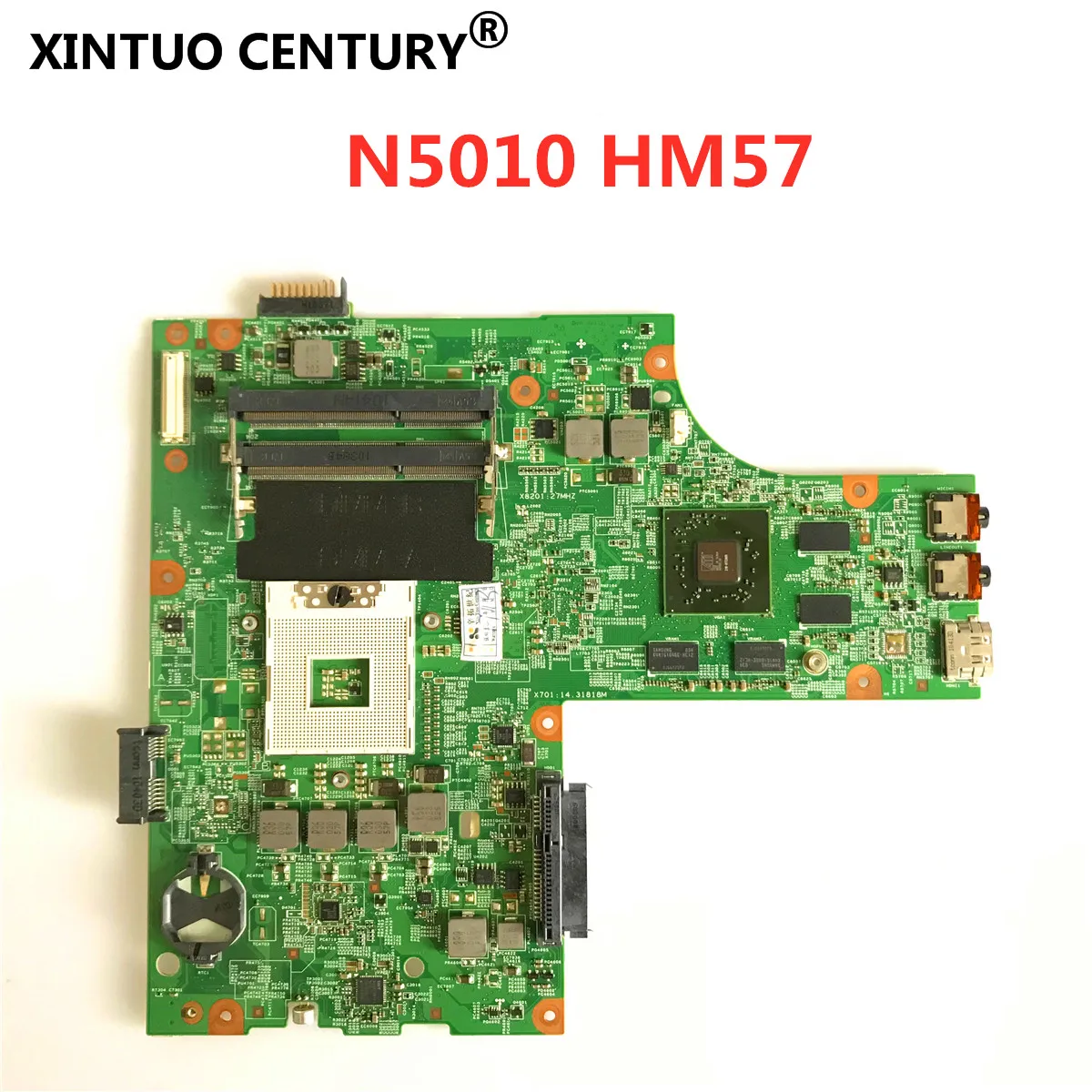 

09909-1 motherbo For DELL inspiron N5010 motherboard CN-0VX53T CN-052F31 09909-1 48.4HH01.011 HD5650 HM57 GPU original Test