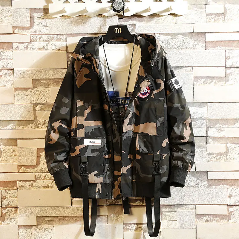Парка мужская весна осень куртки хлопок Chaquetas Hombre Camo пальто мужские s