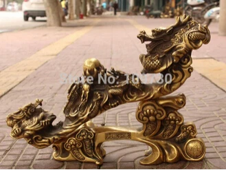 Бесплатная доставка &ltпомеченные китайские бронзовые Богатые Деньги 9 драконы