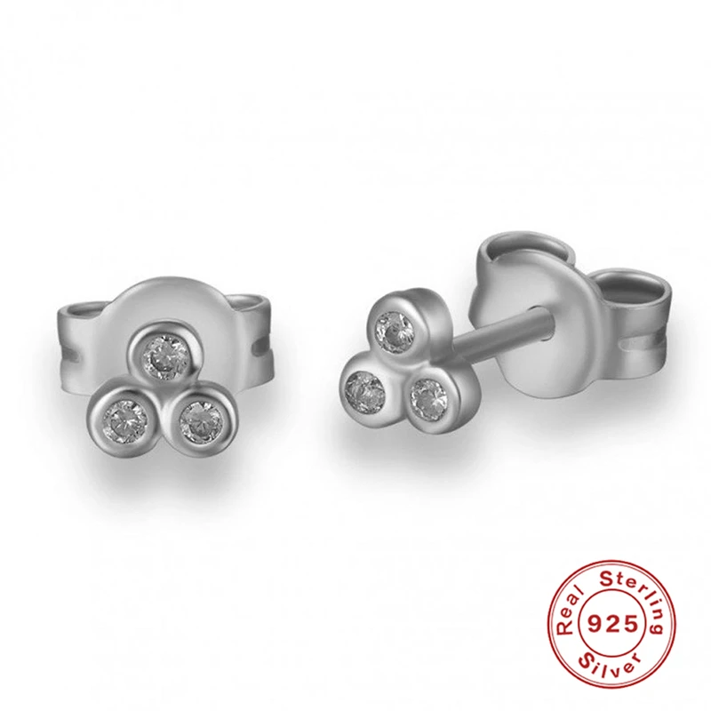 Классические серьги-гвоздики ROXI с искусственными кристаллами для женщин и