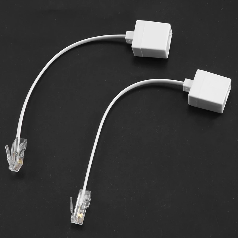 2 разъема 8P4C / RJ45 male RJ11 6P4C к гнезду M F адаптер телефонный Ethernet | Обустройство дома