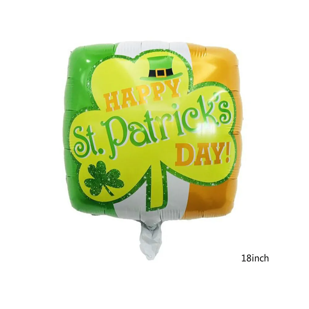 Зеленые воздушные шары украшение на День Святого Патрика фестиваль в Ireland