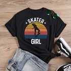 Футболка женская с графическим принтом, в стиле Харадзюку