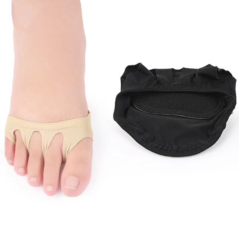 

1Pair Foot Care Forefoot Pads Women's High-heeled Fore Foot Cushion Sole Protectors Toe Caps Covers Pads Toe Separating Socks