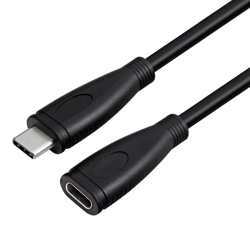 

USB 3.1 Wire Extending Connector Male To Female Cord Type C Extension Cable 1m