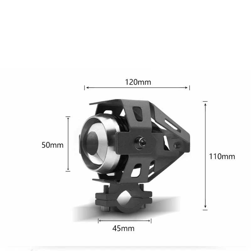 2 шт. мотоциклетные фары вспомогательная лампа U5 светодиодные аксессуары 12 в Мото