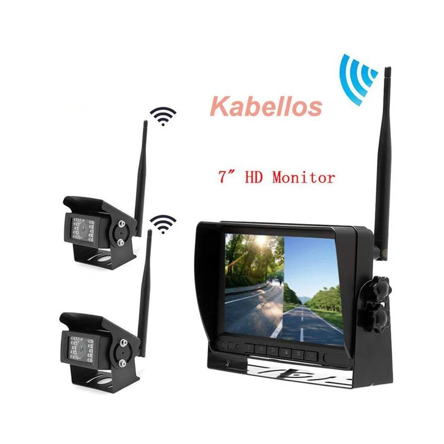 7-дюймовый Рабочий стол Автомобильная hd-камера Дисплей автобус грузовик