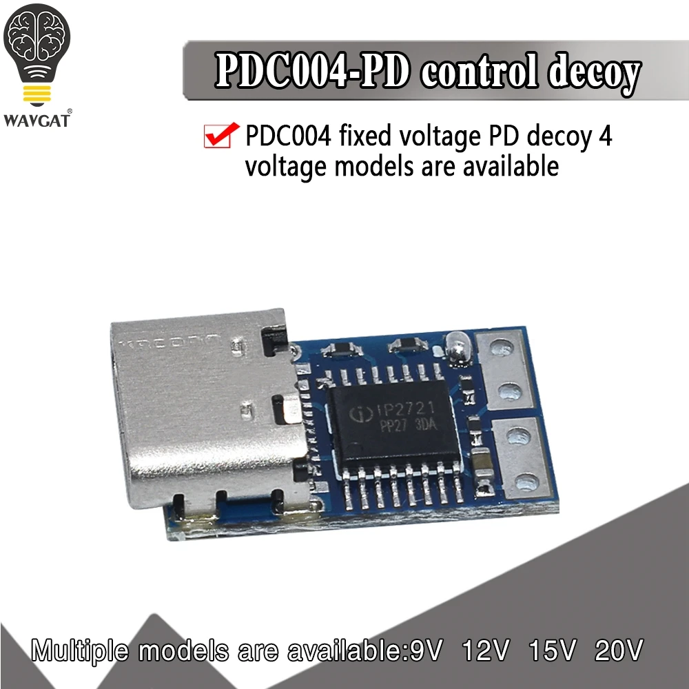 Тип C PD приманка модуль PD2.0 PD3.0 к DC Триггеру Удлинительный кабель QC4 зарядное