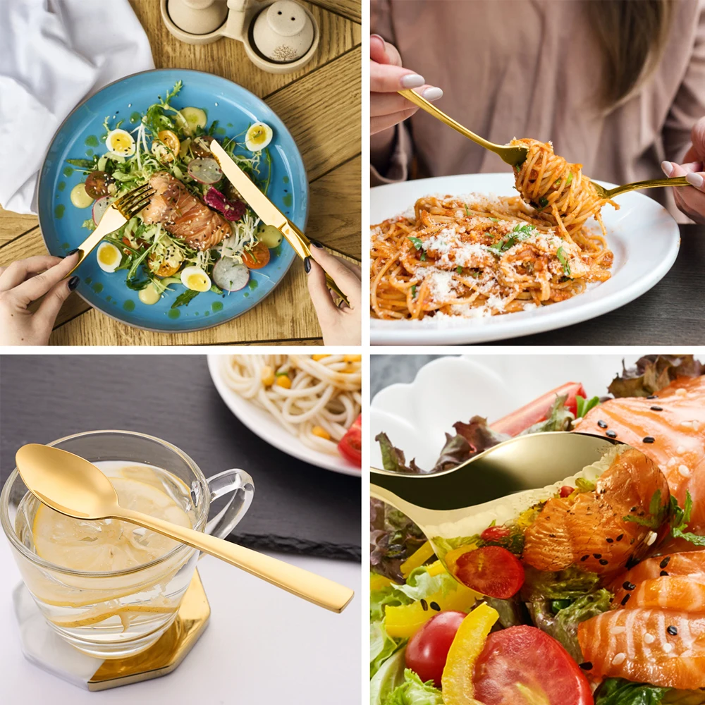 Набор столовых приборов столовые приборы посуда из нержавеющей стали зеркальная