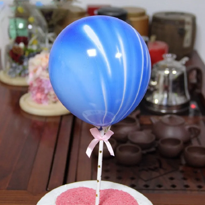 2 комплекта ярко-голубой и розовый воздушный шар из латекса | Дом сад