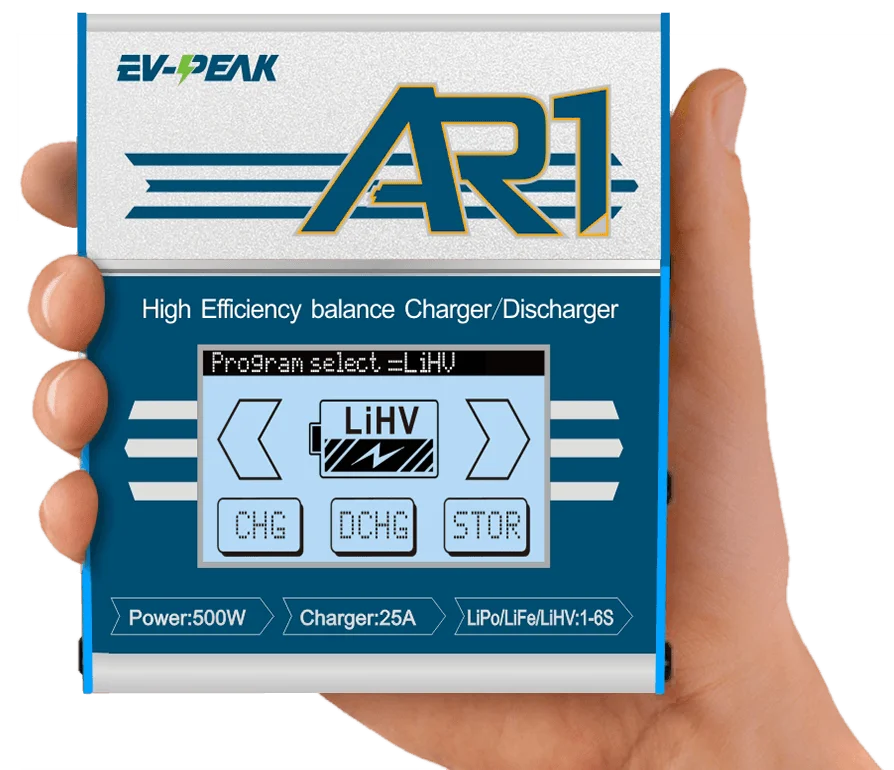 EV-пик AR1 300W многофункциональное интеллектуальное зарядное устройство с сенсорным экраном/зарядное устройство Dis