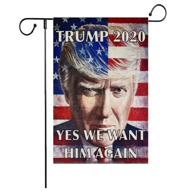 Дональд Трамп мы хотим его снова 2020 флаг Садовый ярдов подвесное украшение
