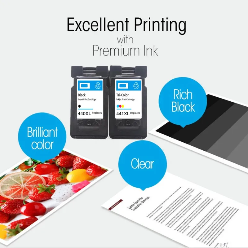Совместимый чернильный картридж PG 440 PG440XL CL 441 для Canon PG440 CL441 440XL 441XL принтера 4280 MX438
