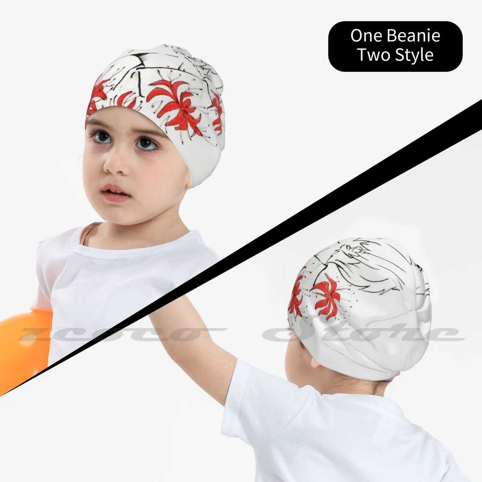 Токийский Гуль аниме Кен канеки вязаная шапка Кепка с углублением мягкая