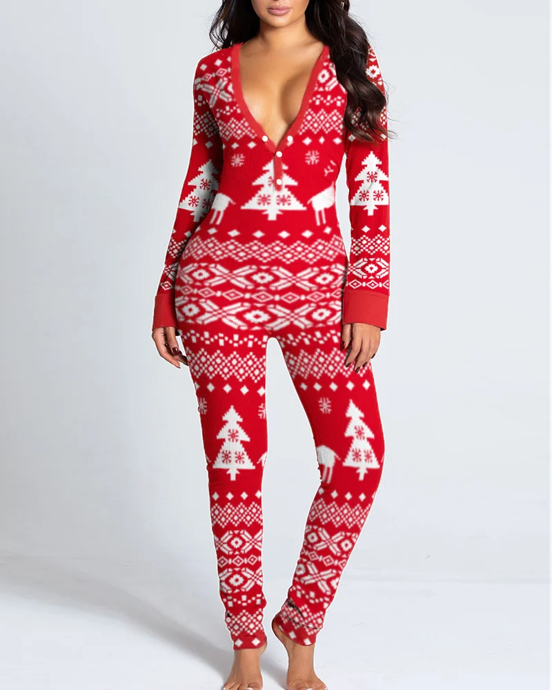 Новинка 2021 функциональная Пижама с клапаном на пуговицах для взрослых слитный