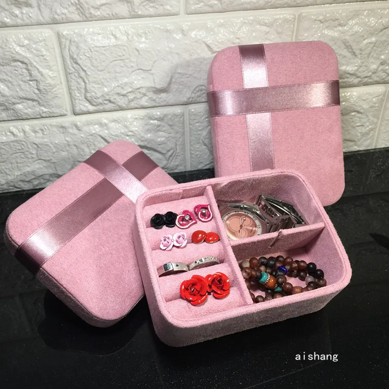 Шкатулка для ювелирных изделий дорожный органайзер косметики губной помады