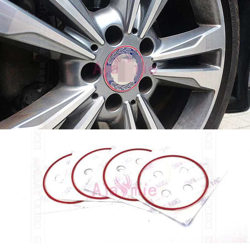 

For Mercedes Benz A E Class GLK ML GLE GLC Wheel Hub Cover 4pcs Aluminium Alloy Car Accessories