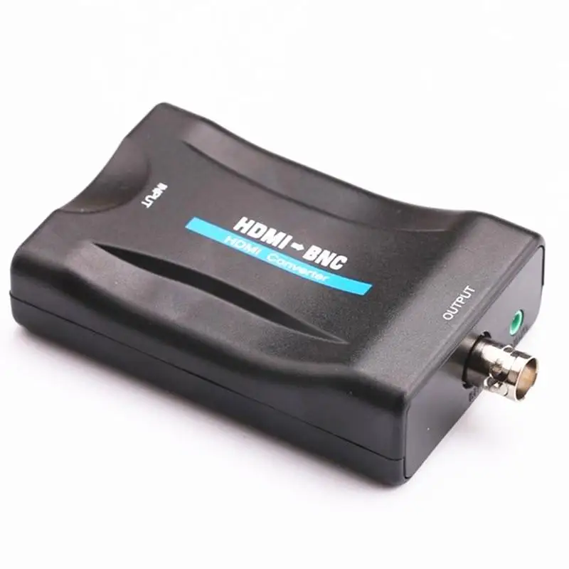 100% Новый HDMI к BNC композитный видео сигнал конвертер адаптер VHS DVD плеер PAL/NTSC