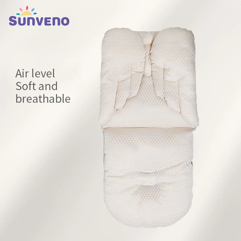 

SUNVENO Stroller Mattress Baby Stroller Seat Cushion Thick Warm Cozy Car Seat Pad Sleeping Mattresses Pillow For Carriage