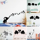 Новый Слон виниловые самоклеющиеся обои Детская комната Декор Diy ПВХ для детской комнаты украшения Аксессуары