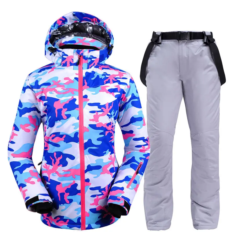 -30 женский зимний костюм для сноубординга водонепроницаемые ветрозащитные