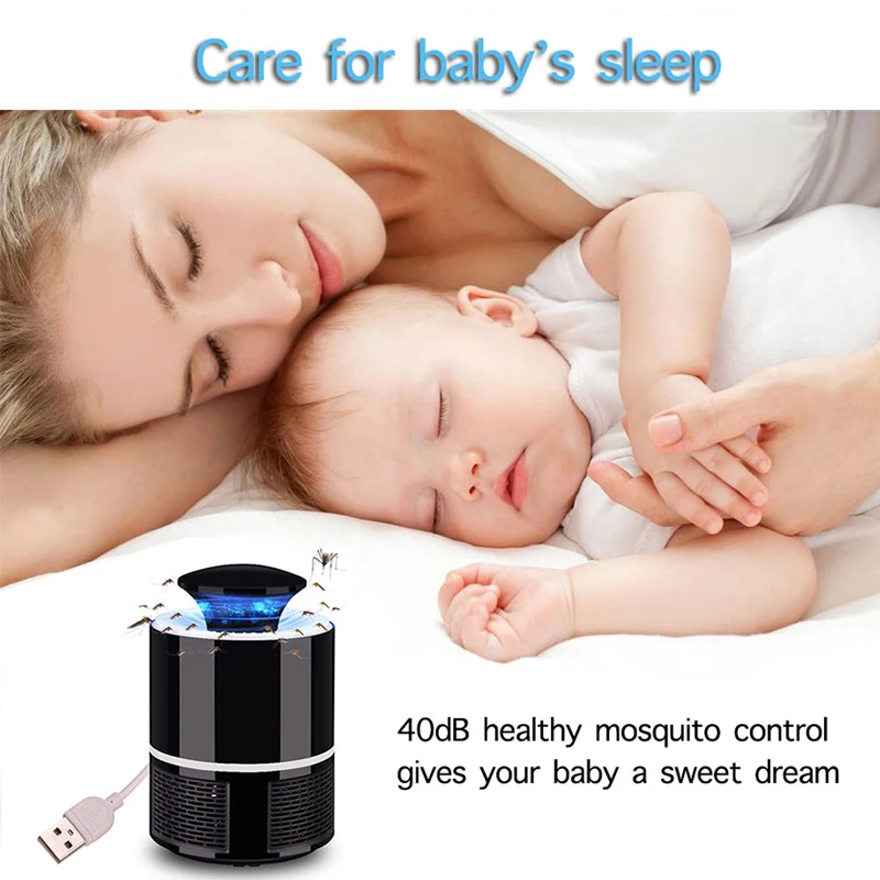 Светодиодный инсектицидная лампа мухобойка УФ питаемые через USB порт