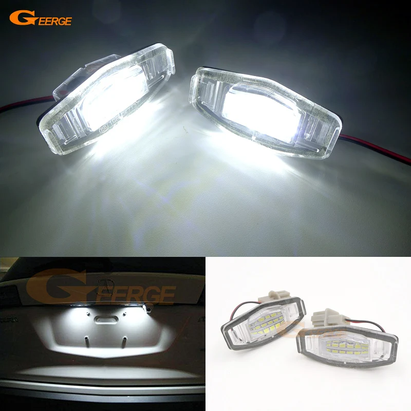 

For Acura ILX 2013 2014 2015 2016 2017 Ultra bright Smd Led License plate lamp light lamp No OBC error car Accessories