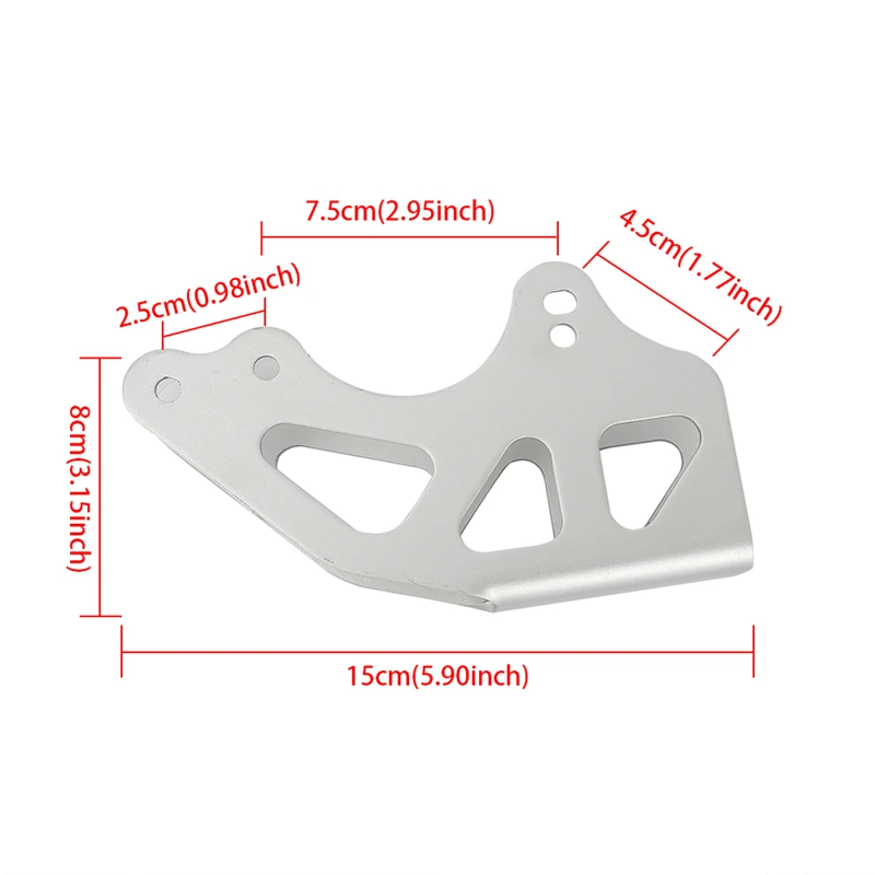 Защитная направляющая цепи защитная рамка для SXF EXC 125 200 250 450 525 2001 - 2007 X6 X2X защита