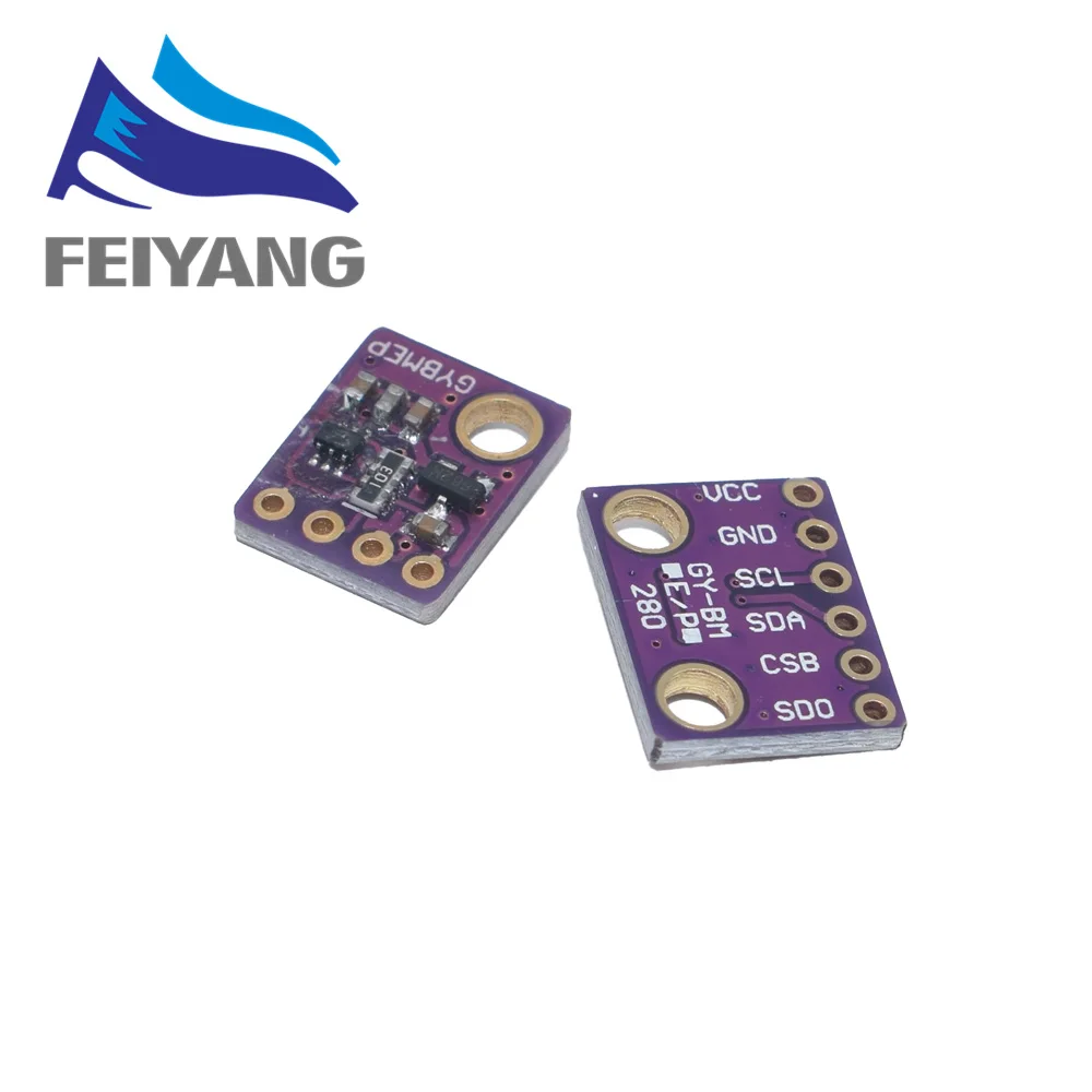 

BME280 5V 3.3V Digital Sensor Temperature Humidity Barometric Pressure Sensor Module I2C SPI 1.8-5V