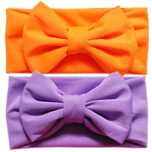 1 шт./компл. детская повязка на голову с цветочным принтом в горошек бантом для