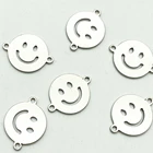 Смайлик, очаровательная деталь, 10 шт., сделай сам, смайлик, браслет, сделай сам, ювелирные изделия
