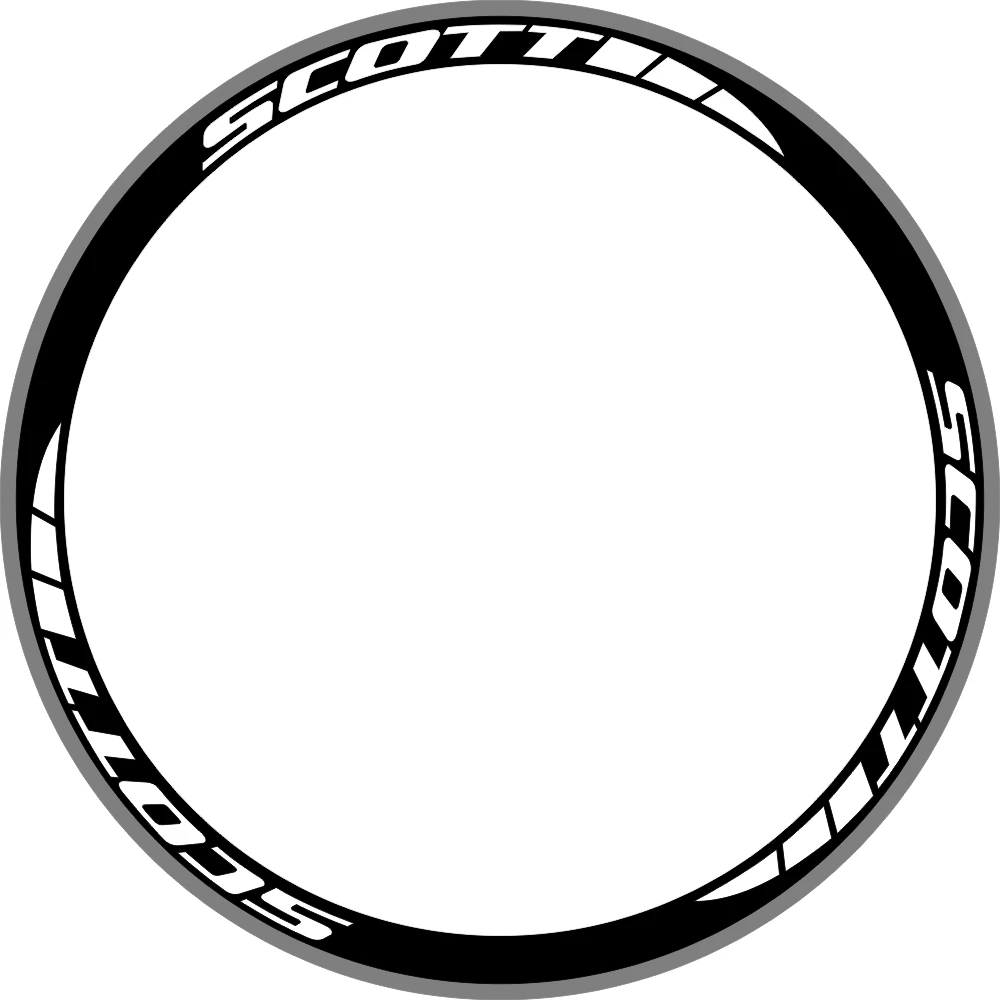 Углеродная наклейка SCOT для велосипедных колес Светоотражающая наклейки обода