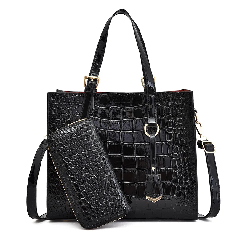 

Women's 2021 new Korean version of large-capacity stone pattern shoulder fashion hand-held slung large-capacity mother bag